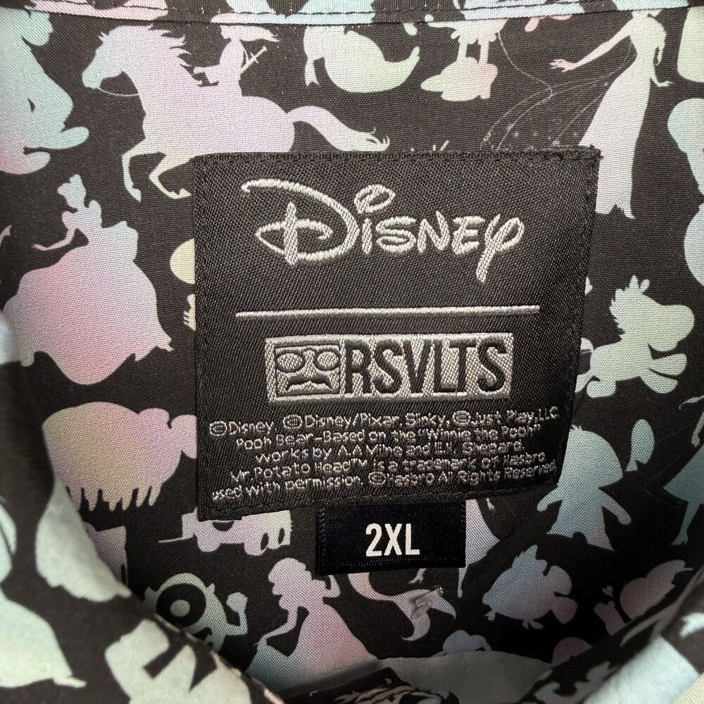 RSVLTS Disney 100 Pastel Pals Light Kunuflex Shirt Mens 2XL Limited Edition NWT - Picture 3 of 14